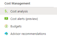 Azure Cost Management will help you apply Azure Well-Architected Framework Cost Optimization pillar.