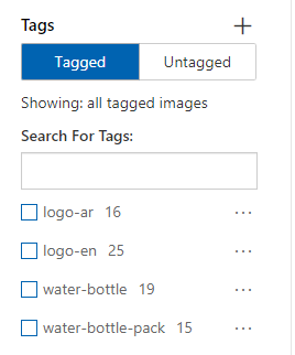 Total tags created 